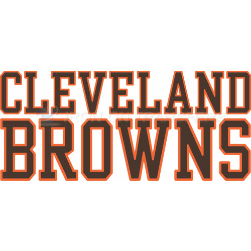 Cleveland Browns Iron-on Stickers (Heat Transfers)NO.480